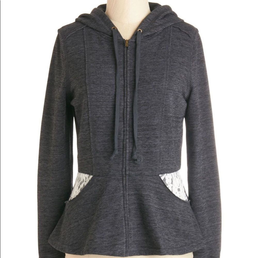 ModCloth Stopping for Fro-Yo Hoodie Jacket